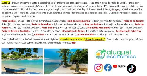 Búzios – Geribá – Suítes - Aluguel Econômico, Búzios (foto 7)