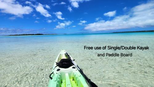 strand, Aumaru Holiday Home in Aitutaki Airport