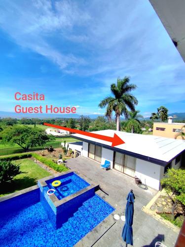Vista del Lago 아름다운 수영장이있는 독립 1 bedrooms Casita in San Nicolás de Ibarra, Mexico