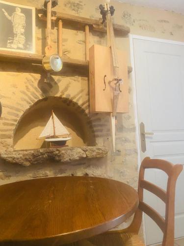 Iekārtas, Charmante petite maison pour deux in Badecon-Le-Pin