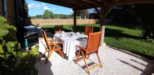 شرفة/ تراس, Hortensia & Rose Gites in Prayssas