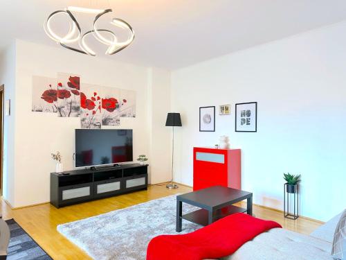 Spacious 3-bedroom with Balcony & Free Parking, Budapešť