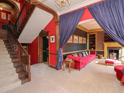 A szálláshely kívülről, Llwynderw Hall in Llanwrtyd Wells