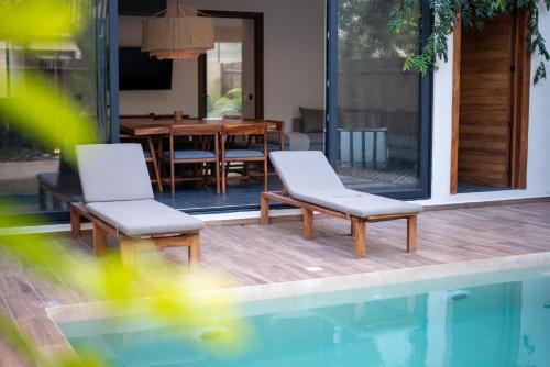 La Veleta Getaway at ASANA LEAF House Sleeps 12 in Tulum, Mexico