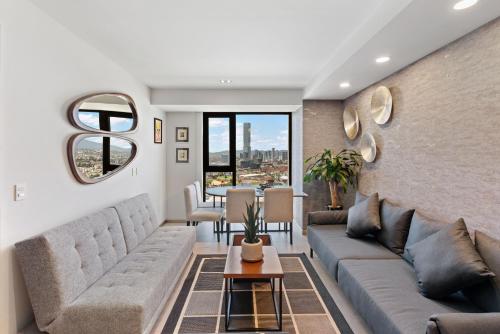 Departamento Nuevo de Lujo en zona Angelopolis in El Gallinero, Mexico