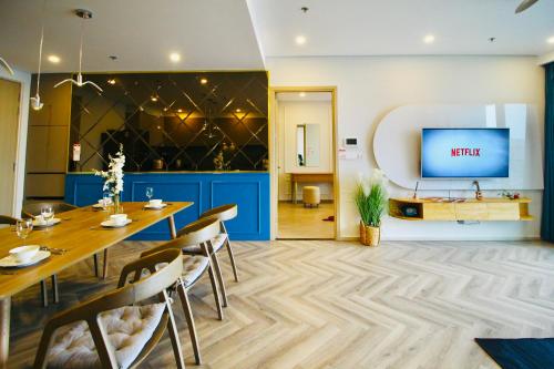 Dứa's House - The Sóng Vũng Tàu, Sky Pool & Gym - 공용 라운지/TV 시청 구역