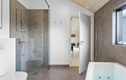 ห้องน้ำ, Lovely Home In Idestrup With Sauna in ไอเดสทรุป