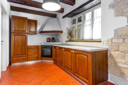 virtuve, Villa Farfalla in Zuzici