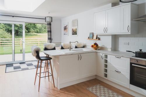 廚房, Ballyknocken Cottage in 拉特紐