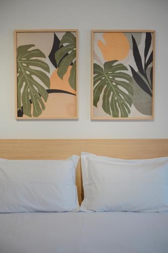 1 queen bed, 2 twin beds
