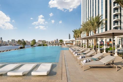 Swimming pool, Address Creek Harbour in Dubai Festival City