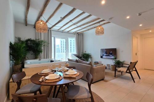 Private Spa 1BR Biophilic Retreat With Beach Access & Infinity Pool, Dubai (Foto 9)