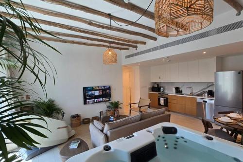 Private Spa 1BR Biophilic Retreat With Beach Access & Infinity Pool, Dubai (Foto 10)