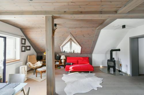 Apartmán v srdci Krkonoš (Apartman v srdci Krkonos) in ฮอร์นี มาร์ซอฟ