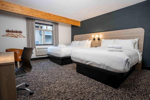 2 double beds, 1 sofa bed