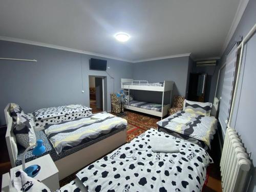 6 double beds