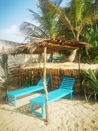 playa, Bungalow accés direct plage privée "Plage tropicale Chez Jack et Régine" (Bungalow acces direct plage privee "Plage tropicale Chez Jack et Regine") in Grand-Bassam