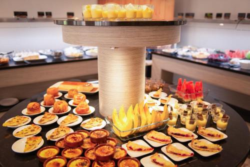 ห้องอาหาร, ดิ ออริจินัล ซิตี้ โฮเทล ลา เบล เอตัป บริญอล (The Originals City, Hôtel La Belle Étape, Brignoles) in บริญอล