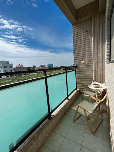 Balcony/terrace, 馨悅民宿 in Jinning