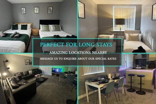 Contractor Stays - Weekly Stays - 2 Bedroom Apartment - 4 Beds