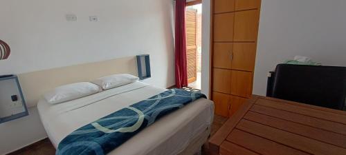 1 double bed