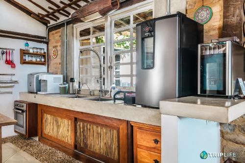 Casa de Sapê | Luxo em Ilhabela (Casa de Sape | Luxo em Ilhabela) in Praia da Armacao