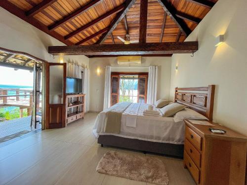 Casa c/ vista mar perto da Ilha das Cabras, Ilhote in หาดปอร์ติงโย