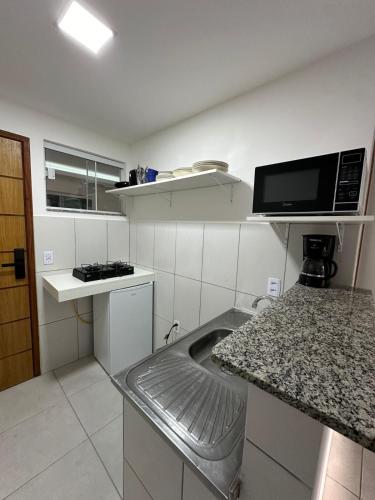 kuhinja, Apto compacto e completo em Petrópolis (Apto compacto e completo em Petropolis) in Fazenda Inglesa