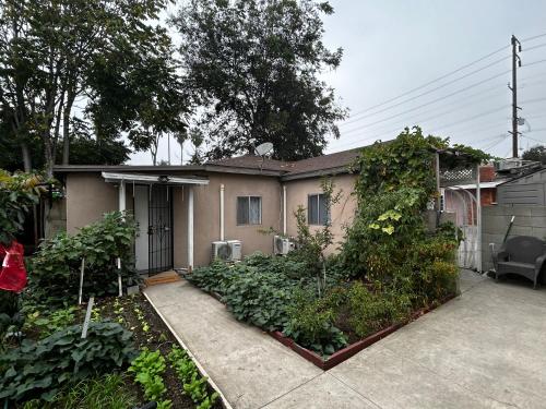garden with Iron Gate, East Los Angeles in El Monte, Vereinigte Staaten von Amerika
