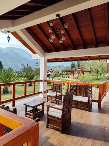 Balcony/terrace, Quinta Sierra de Fuego in Guano