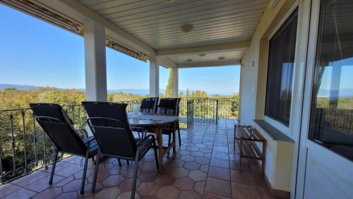 Erkély/terasz, Apartmani Ljubica in Milovcici