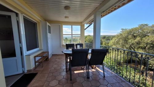 Erkély/terasz, Apartmani Ljubica in Milovcici