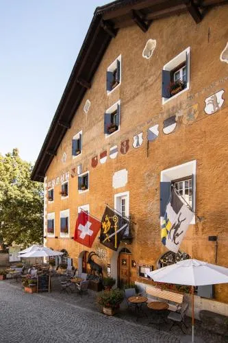 Historic Hotel Crusch Alva in Zuoz, Schweiz