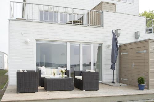 Terraza/balcón, Bootshaus in Olpenitz