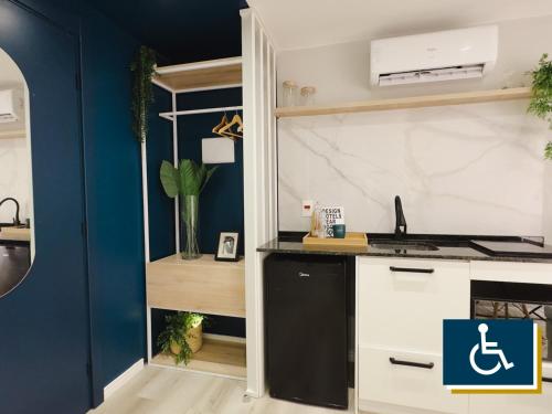 Kitchen, Ape Patio Paulista in Vila Mariana