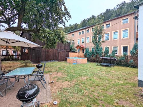 Urlaubsmagie - Ferienwohnung Tautropfen - Garten mit Terrasse & Saisonaler Pool - H2, Sebnitz (fotografie 5)