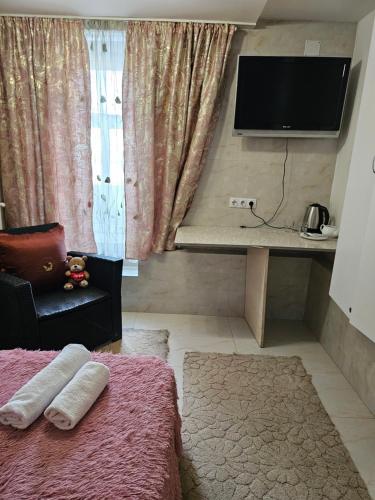 1 double bed