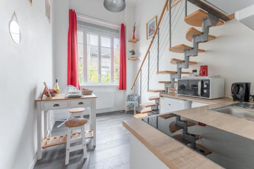 مطبخ, Silk - Studio en plein coeur de Lyon in 4e arrondissement