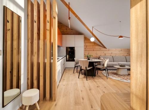 bucătărie, YQ Apartments - Brand new - Top materials - Free parking in Velka Lomnica