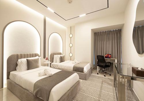 Dubai Marina Luxury 4 BHK # Sea, Ain Dubai & Palm View #, Dubaj (fotografie 5)
