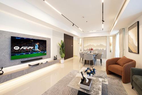 Dubai Marina Luxury 4 BHK # Sea, Ain Dubai & Palm View #, Dubaj (fotografie 2)