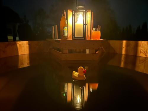 Peldbaseins, Tiny House Abenteuer mit Hot Tub in Wallern an der Trattnach