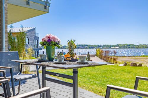 Aussicht, Schlei-Koje 1 in Schleswig