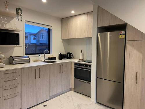 Modern, trendy apartment, Lower Hutt (fotografie 8)