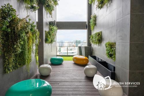 Kilátás, Riveria City at KL Sentral by Plush near Nemzeti Múzeum