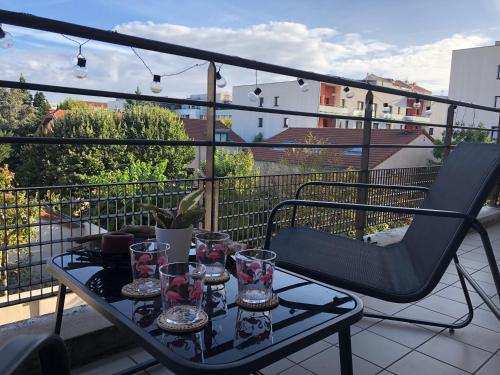 Un balcon à Monplaisir- 4 lits -garage - 47m2, Lyon