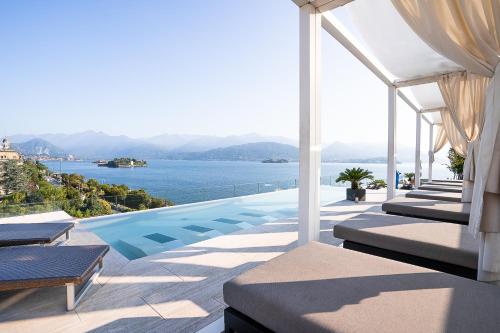 Kilátás, Hotel La Palma in Stresa