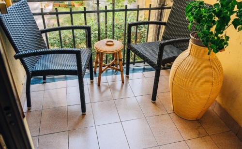 ระเบียง/ชานเรือน, Otto Apartment Montecatini in มอนเตกาตินี แตร์เม