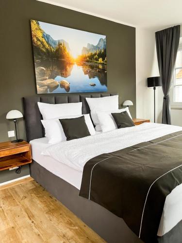 睡床, StayZen Holz & Hirsch Deluxe Hideaway zentral mit Parkplatz in 阿爾高伊斯尼