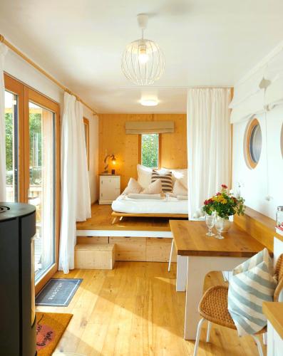 Iekārtas, Boutique Loft "Mrs Green" im Thayatal, Tiny Haus in Drosendorf-Zissersdorf
